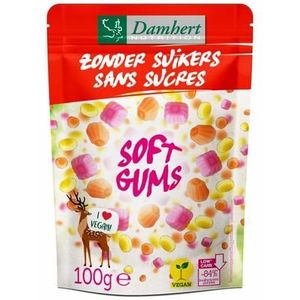 Damhert Soft gums vegan zonder suiker 100g