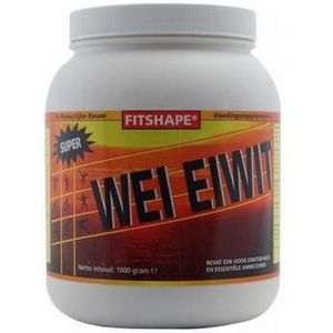 Fitshape Super wei eiwit aardbei 1000g