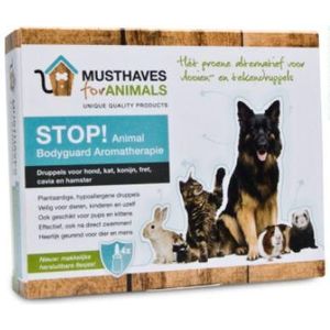 Musthaves Stop animal bodyguard aromatherapie 8 ml 4x8ml
