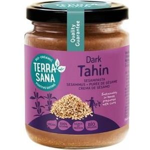 Terrasana Tahin bruin sesampasta zonder zout bio 250g