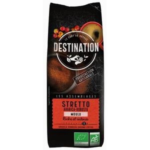 Destination Koffie stretto gemalen bio 250g