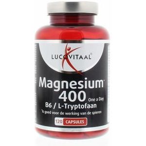 Lucovitaal Magnesium 400 met B6 en L-tryptofaan 120ca
