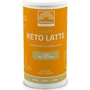 Mattisson Vegan keto latte instant MCT & coffee drink 200g