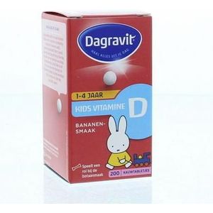 Dagravit Vitamine D tablet kids 200kt