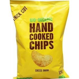 Trafo Chips handcooked kaas & ui bio 125g