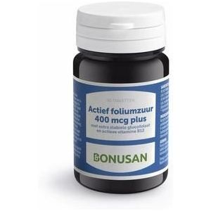 Bonusan Foliumzuur actief 400 mcg plus 90tb