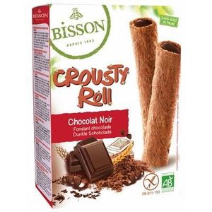 Bisson Crousty roll pure chocolade bio 125g