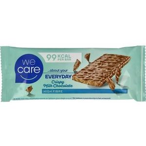 We Care Reep crispy melkchocolade 20g