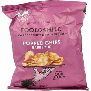 Food2Smile Popped chips barbeque 25g