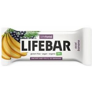 Lifefood Lifebar acai banana bio raw 40g