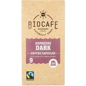 Biocafe Espresso capsules bio 20st
