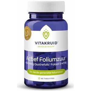 Vitakruid Actief foliumzuur 400 mcg 90tb