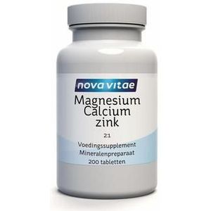Nova Vitae Magnesium calcium 2:1 zink D3 200tb