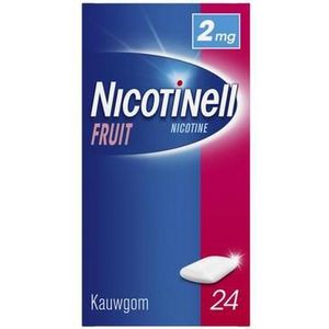 Nicotinell Kauwgom fruit 2 mg 24st