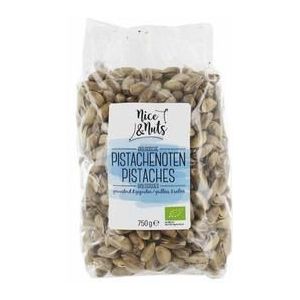 Nice & Nuts Pistache geroosterd en gezouten bio 750g