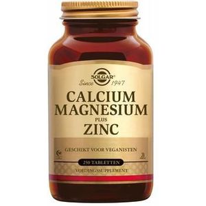 Solgar Calcium Magnesium plus Zinc 250tab