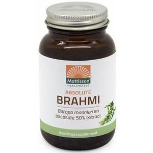 Mattisson Brahmi bacopa monnieri bacoside 50% extract 120tb