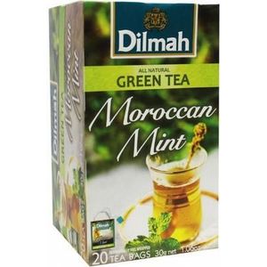 Dilmah All natural green tea Moroccan mint 20st