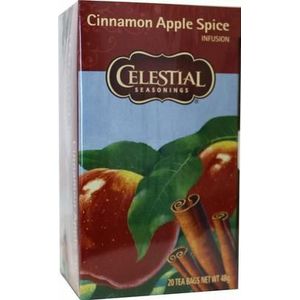 Celestial Season Cinnamon apple spice herbal tea 20st