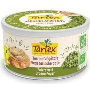 Tartex Pate groene peper bio 125g