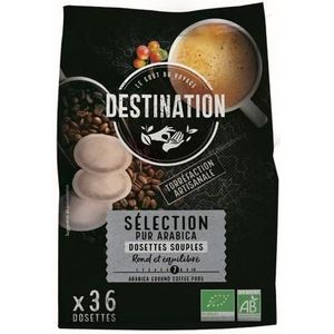 Destination Koffie selection pads bio 36st