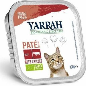 Yarrah Kattenvoer pate met rund bio 100g