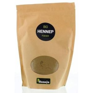 Hanoju Hennep poeder paper bag bio 500g