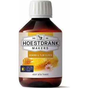 Hoestdrankmakers Honing & tijm elixer 200ml