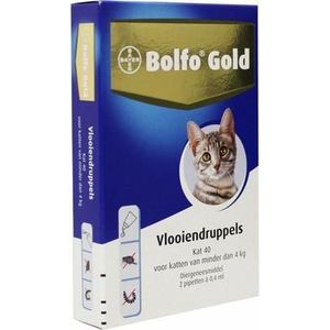 Bolfo Druppels voor katten minder dan 4 kg 2st
