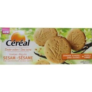 Cereal Sesam vanille koek 132g