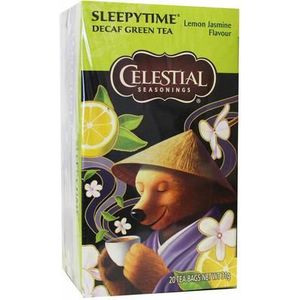 Celestial Season Sleepytime decaf green tea lemon jasmine 20st