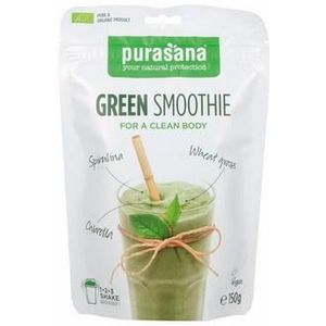Purasana Green smoothie shake vegan bio 150g