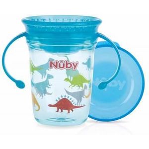 Nuby Wonder cup 240ml aqua 6+ maanden 1st