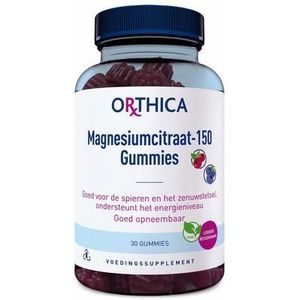 Orthica Magnesiumcitraat 150 gummies 30st