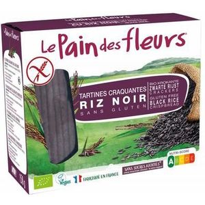 Pain Des Fleurs Zwarte rijst crackers bio 150g
