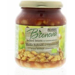 Bionova Witten bonen in tomatensaus bio 350g