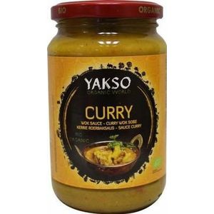 Yakso Curry wok saus bio 350g