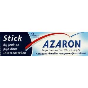 Azaron Stick - Tegen jeuk en pijn door insectensteken, zoals bijen, mieren en door de processierups