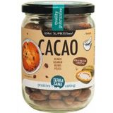 Terrasana Raw cacao bonen in glas bio 250g