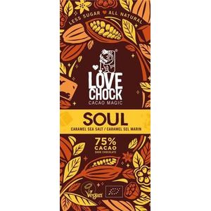 Lovechock Soul caramel stea salt bio 70g