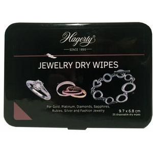 Hagerty Jewelry dry wipes 25st