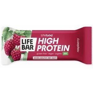 Lifefood Lifebar proteine framboos bio 40g