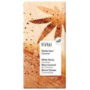 Vivani Chocolade wit hennep karamel bio 80g