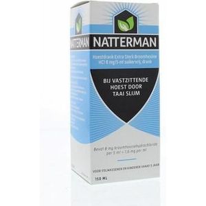 Natterman Hoestdrank extra sterk broomhexine HCl 8mg/5ml 150ml