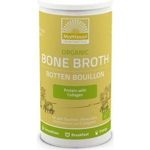 Mattisson Organic beef bone broth botten bouillon bio 180g
