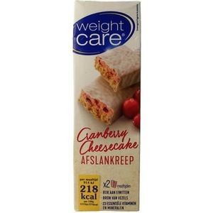 Weight Care Afslankreep cranberry cheesecake 2st