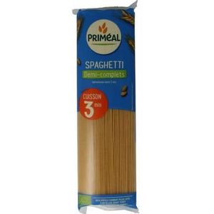 Primeal Spaghetti halfvolkoren snelkokend bio 500g