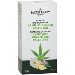 Jacob Hooy Hennep kamille gember valeriaan thee 20st