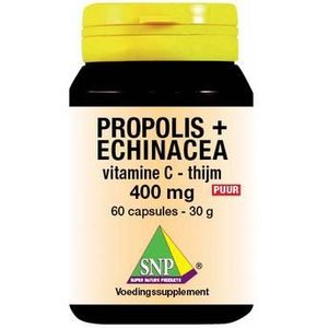 SNP Propolis+echinacea - thijm- vitamine C 400mg puur 60ca