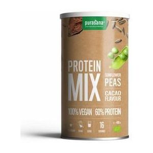 Purasana Protein mix pea sunflower cacao vegan bio 400g